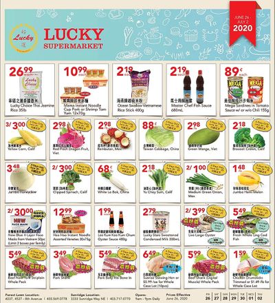 Lucky Supermarket (Calgary) Flyer June 26 to July 2