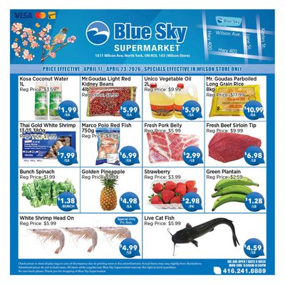Blue Sky Supermarket (North York) Flyer April 17 to 23