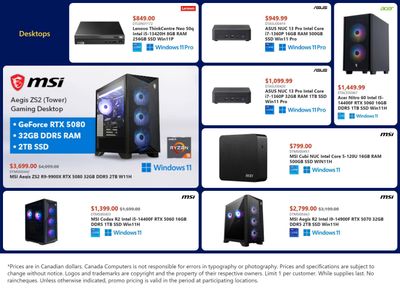 Canada Computers Flyer April 17 to 23