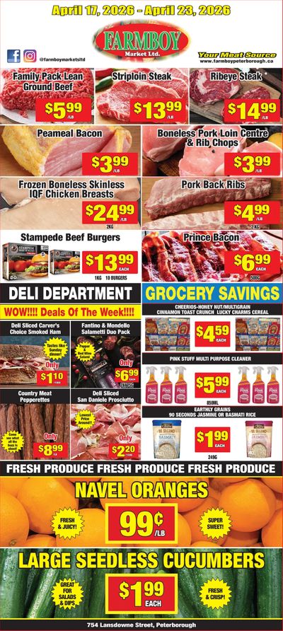 Farmboy Peterborough Flyer April 17 to 23