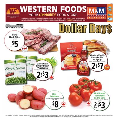 Western Foods Flyer April 17 to 23