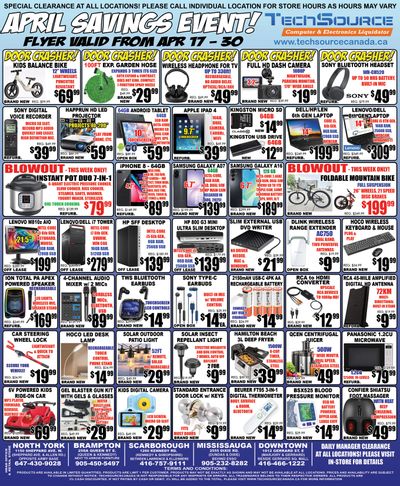 TechSource Flyer April 17 to 30