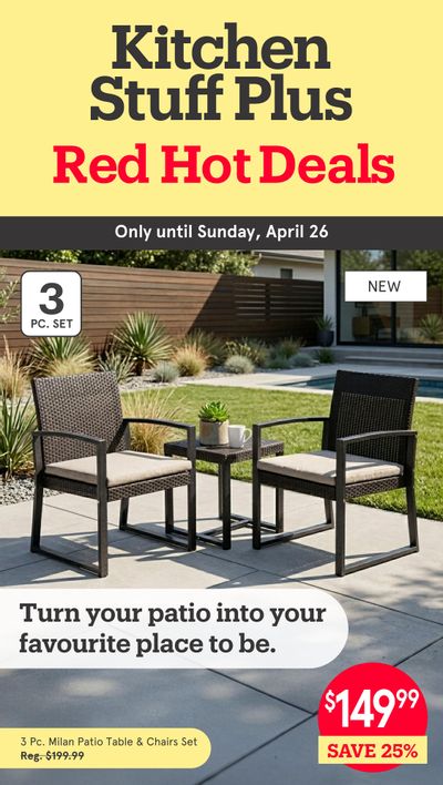 Kitchen Stuff Plus Red Hot Deals Flyer April 20 to 26