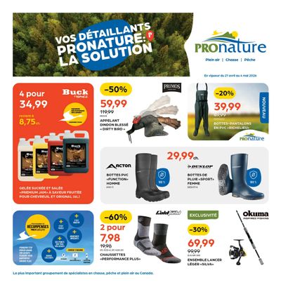 Pronature Flyer April 21 to May 4