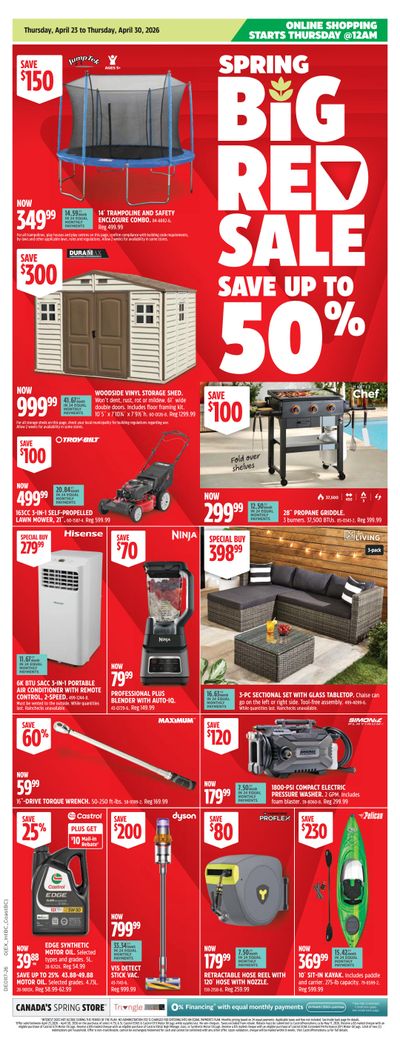 Canadian Tire (Atlantic) Flyer April 23 to 30