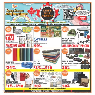 Len's Mill Stores Flyer April 20 to May 3