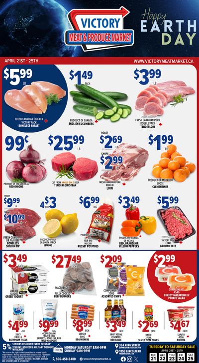 Victory Meat Market Flyer April 21 to 25