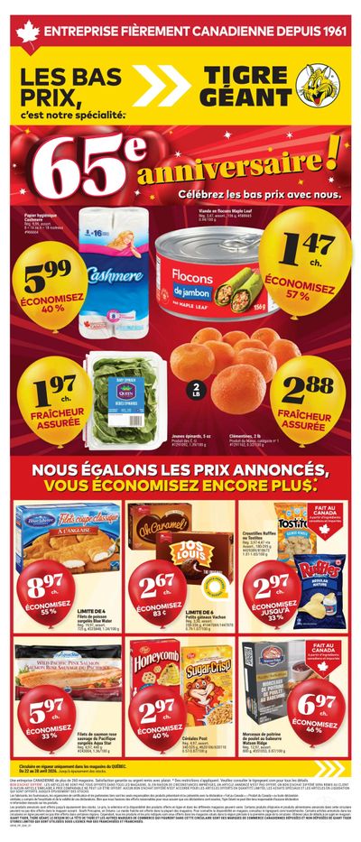 Tigre Géant Flyer April 22 to 28