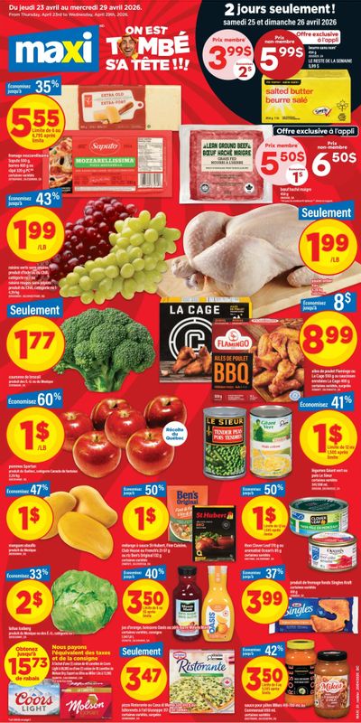 Maxi Flyer April 23 to 29