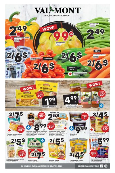 Val-Mont Flyer April 23 to 29