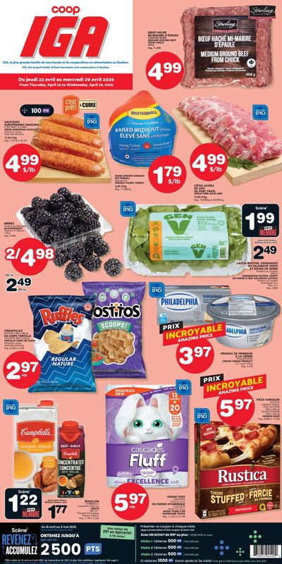 Coop IGA (QC) Flyer April 23 to 29