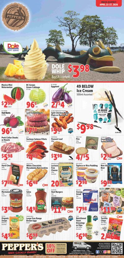 Pepper's Foods Flyer April 21 to 27