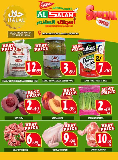 Al-Salam Supermarket Flyer April 21 to 27