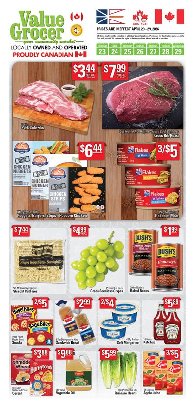Value Grocer Flyer April 23 to 29