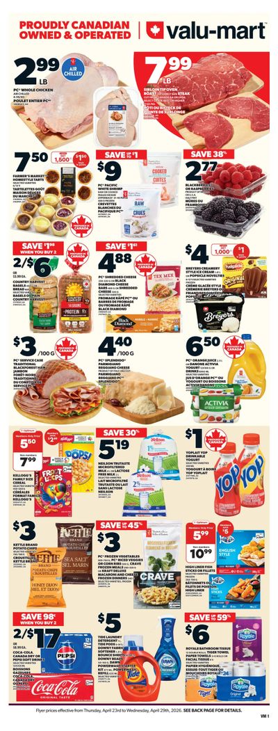Valu-mart Flyer April 23 to 29