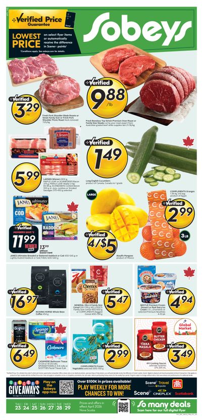 Sobeys (Atlantic) Flyer April 23 to 29