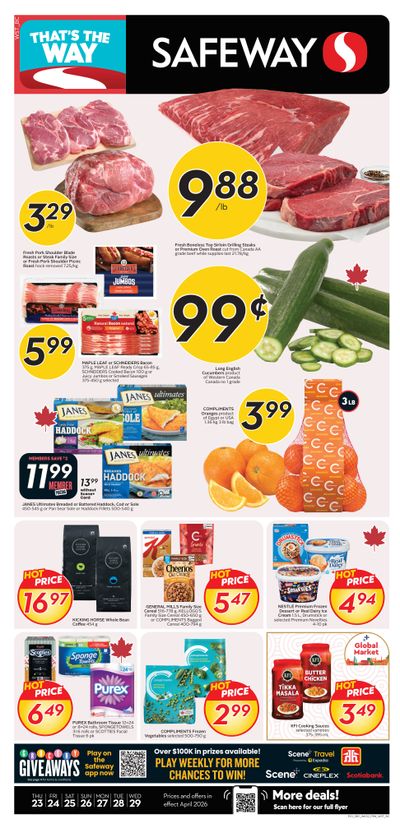 Safeway (BC) Flyer April 23 to 29