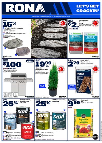Rona & Rona+ (ON) Flyer April 23 to 29