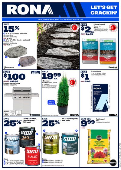 Rona & Rona+ (BC) Flyer April 23 to 29