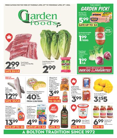 Garden Foods Flyer April 23 to 29
