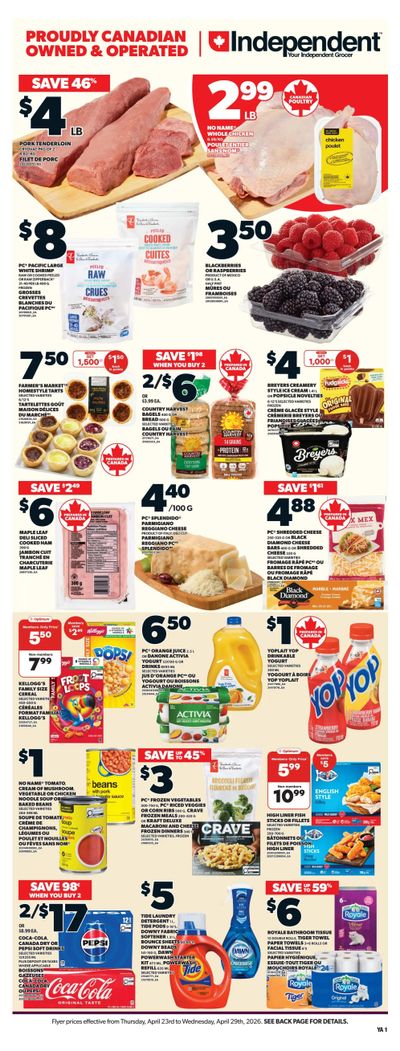 Independent Grocer (Atlantic) Flyer April 23 to 29