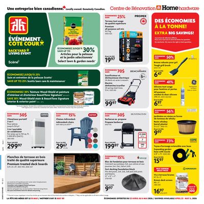 Home Hardware Building Centre (QC) Flyer April 23 to May 6