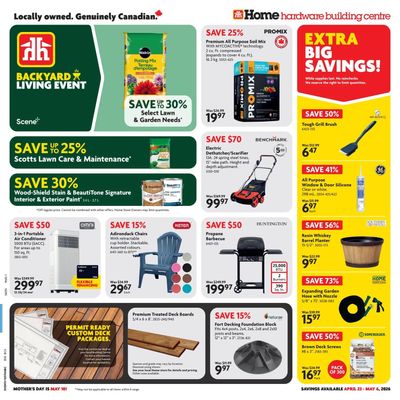 Home Hardware Building Centre (BC) Flyer April 23 to May 6