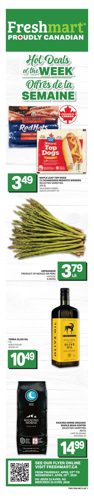 Freshmart (ON) Flyer April 23 to 29