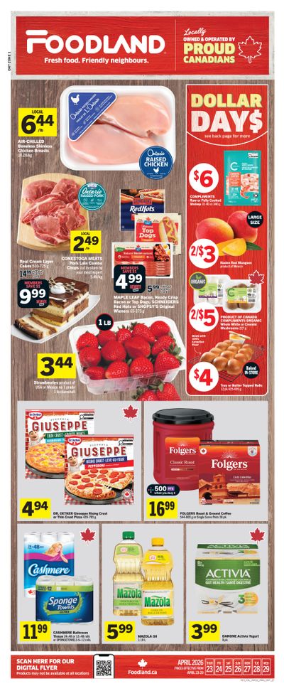 Foodland (ON) Flyer April 23 to 29