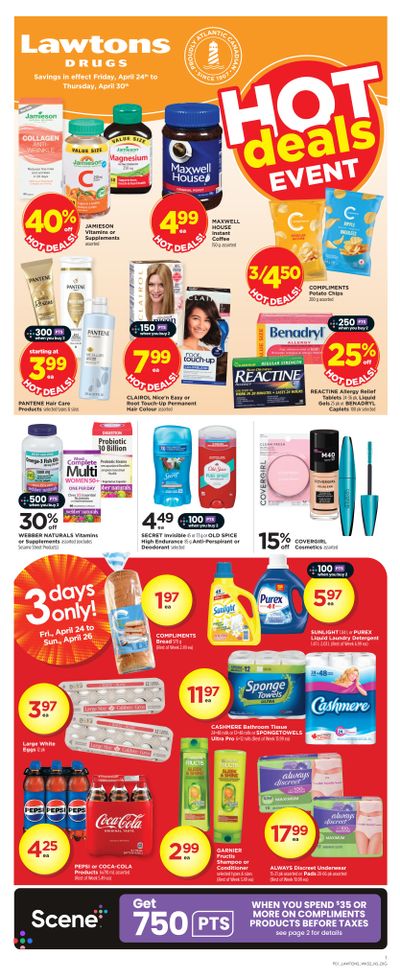 Lawtons Drugs (NS) Flyer April 24 to 30