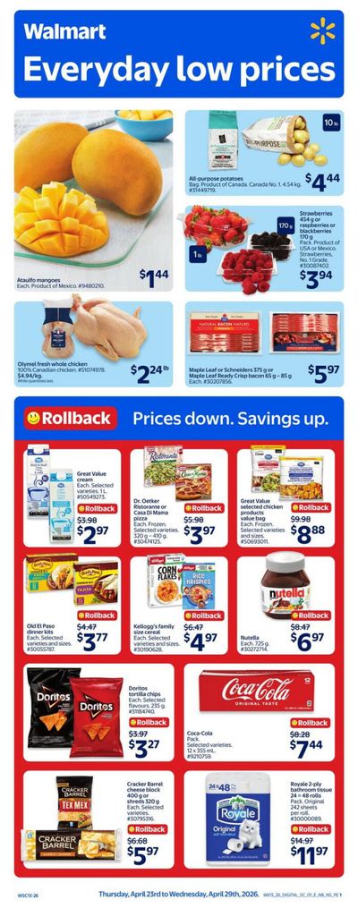 Walmart (Atlantic) Flyer April 23 to 29
