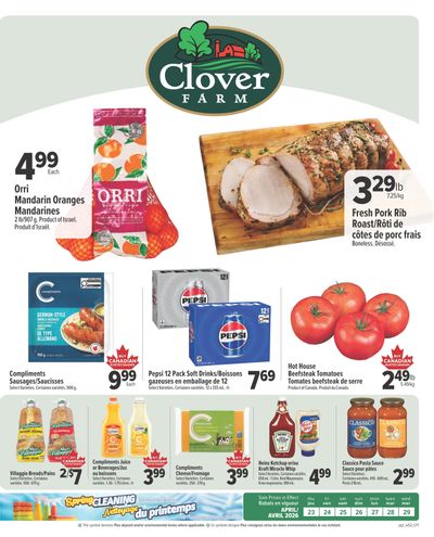 Clover Farm (Atlantic) Flyer April 23 to 29