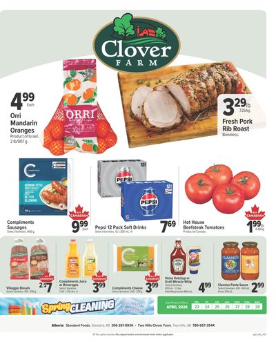 Clover Farm (AB) Flyer April 23 to 29