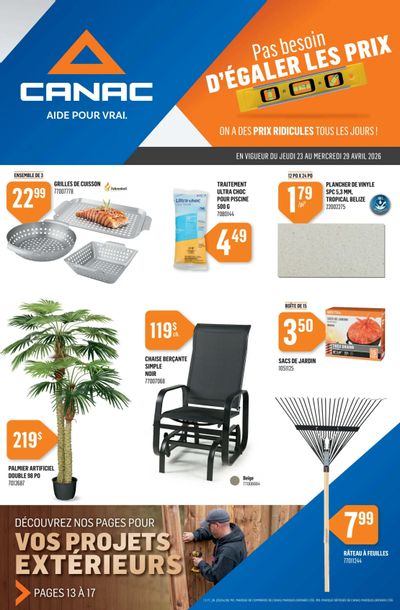 Canac Flyer April 23 to 29