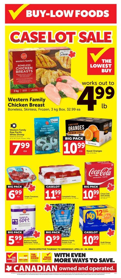 Buy-Low Foods Flyer April 23 to 29