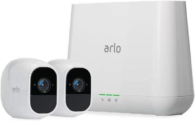 Netgear Arlo Pro 2 Home Security Camera System (2 Pack) with Siren, Wireless, Rechargeable On Sale for $313.18 (Save $84.69) at Amazon Canada