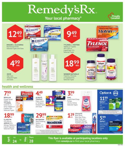 Remedy's RX Monthly Flyer April 24 to May 28