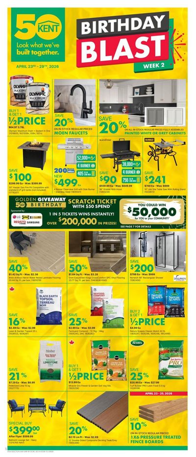 Kent Building Supplies Flyer April 23 to 29