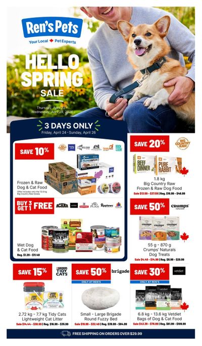 Ren's Pets Flyer April 23 to 29