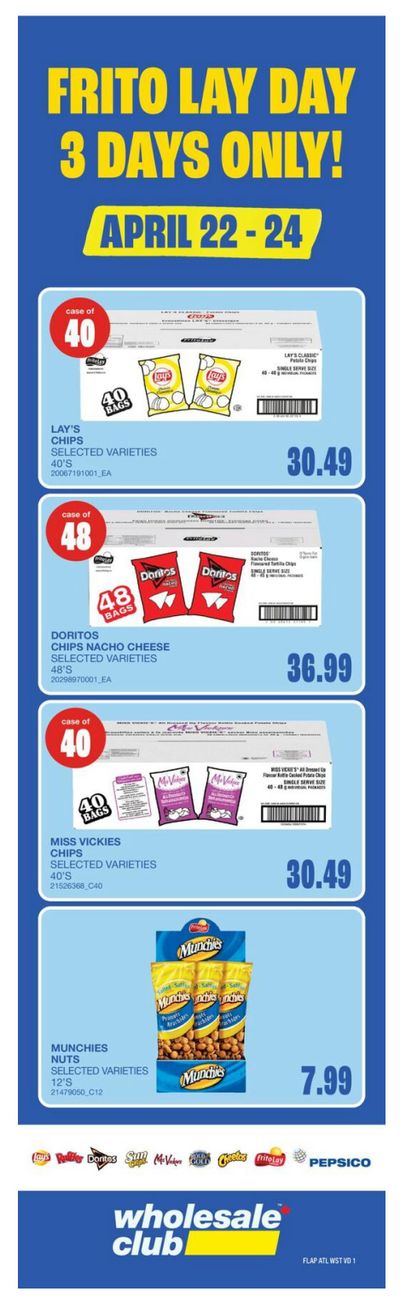 Wholesale Club (Atlantic) Flyer April 23 to May 13