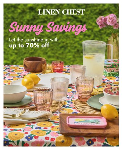 Linen Chest Flyer April 22 to May 24