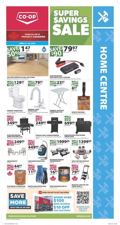 Co-op (West) Home Centre Flyer April 23 to 29
