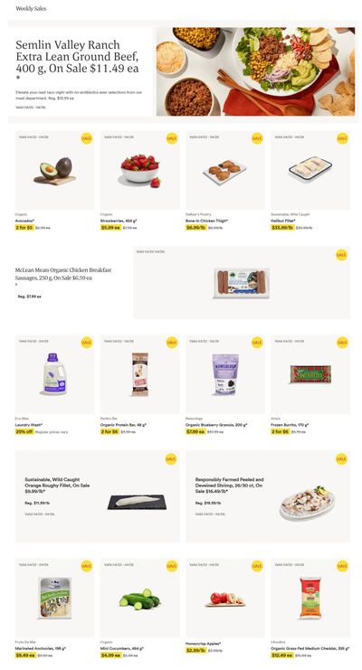 Whole Foods Market (ON) Flyer April 22 to 28