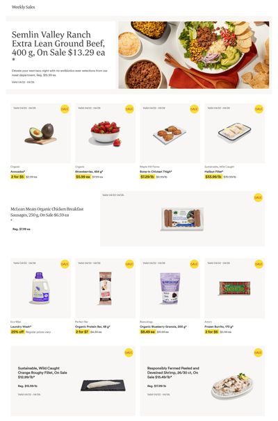 Whole Foods Market (West) Flyer April 22 to 28