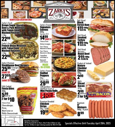 Zarky's Flyer April 22 to 28