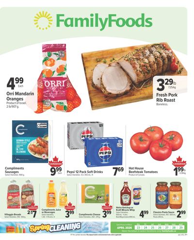 Family Foods Flyer April 23 to 29