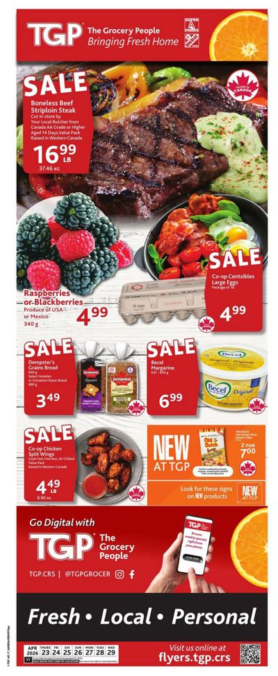 TGP The Grocery People Flyer April 23 to 29