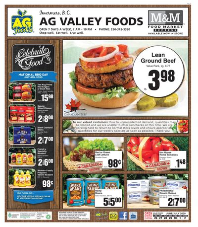 AG Foods Flyer June 26 to July 2