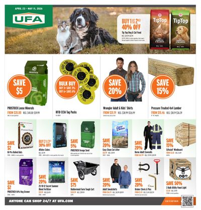 UFA Co-operative Limited Flyer April 23 to May 11