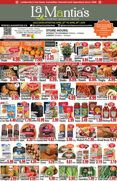 LaMantia's Flyer April 23 to 29